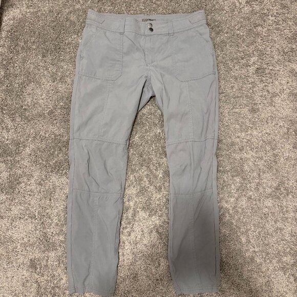 Prana Pants - Prana Halle II Pants 12 Gray Water Repellent Stretch Hiking Travel Performance